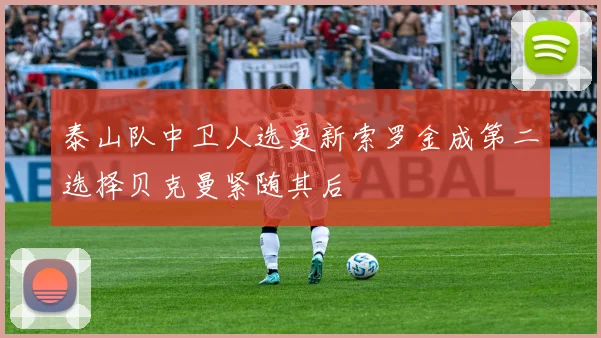 泰山队中卫人选更新索罗金成第二选择贝克曼紧随其后